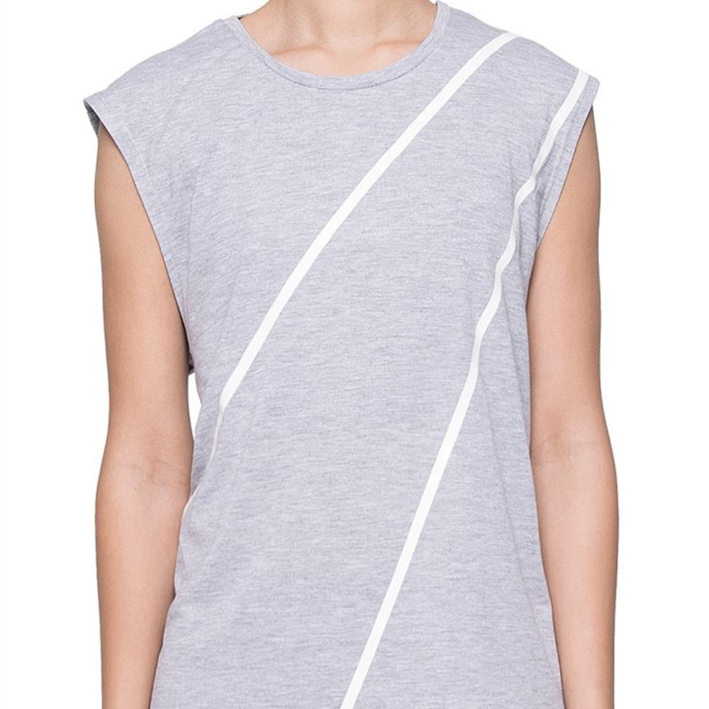 COPY - Grey Stripes Top